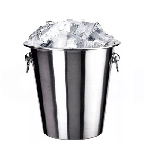 CUBO HIELO INOX 14 Cm ANILLAS