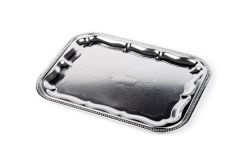 BANDEJA METAL LISA 41 X 31 Cm.  APS