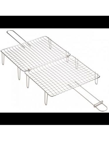 PARRILLA BARBACOA CON PATAS 30 X 35  INOXIBAR