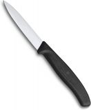 CUCHILLO VERDURA 8Cm M/NEGRO LISO