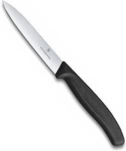 CUCHILLO VERDURA 10Cm M/NEGRO LISO