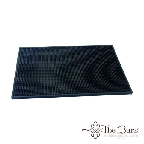 TAPETE BARRA GOMA 45 X 30 NEGRO THE BARS