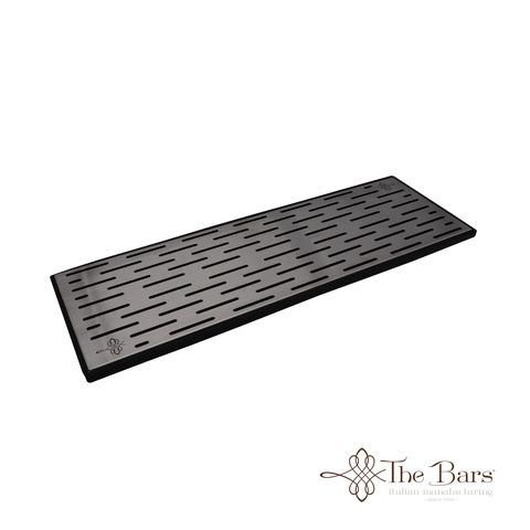 TAPETE BARRA INOX NEGRO 60 X 20 THE BARS