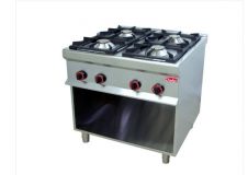 COCINA GAS PROF. 4 F. 80X70 3,5+5,5+2X7,5 KW
DOSILET